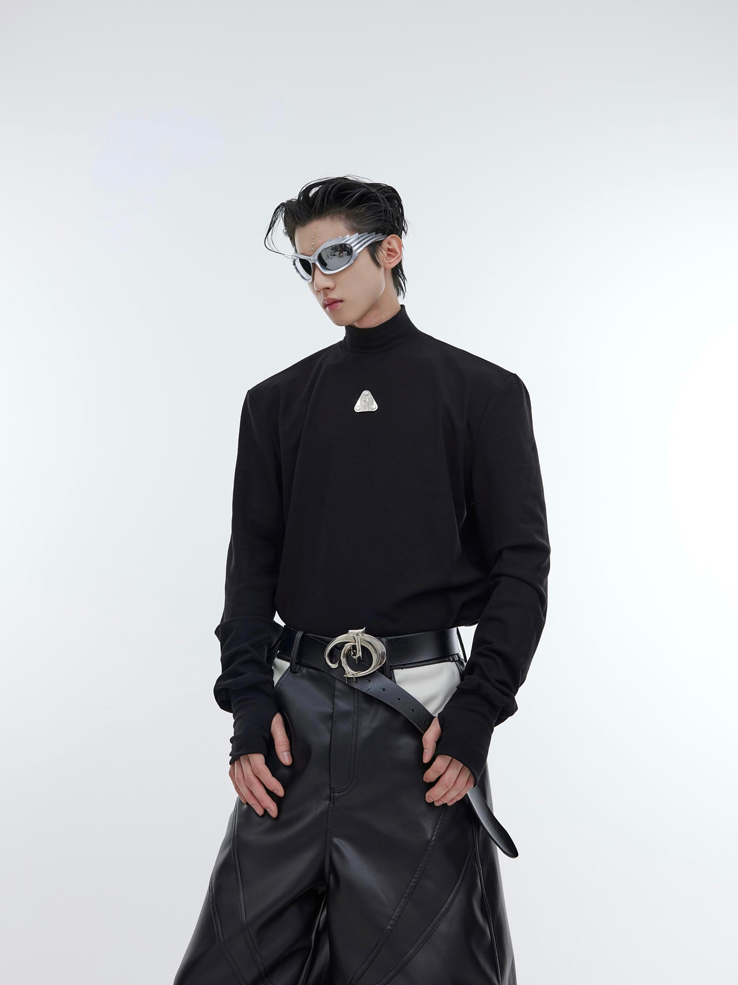 Solid Color Slim Fit Long Sleeved Inner Layer