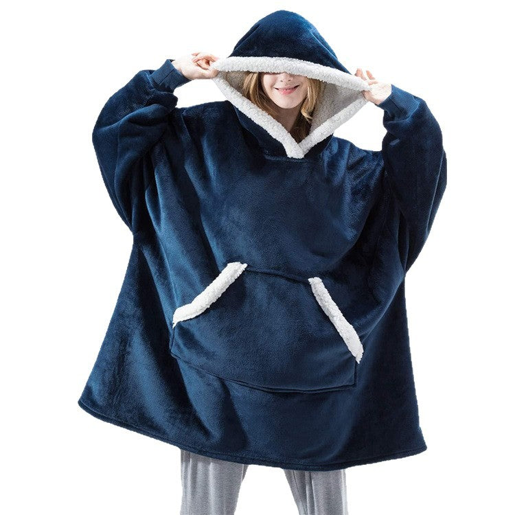Women's Winter Flannel Loungewear Casual Hoodie