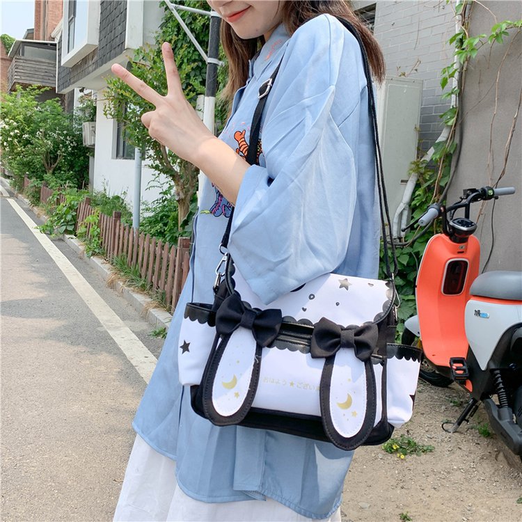 Girls Canvas Japanese Casual Mini Shoulder Messenger Bag