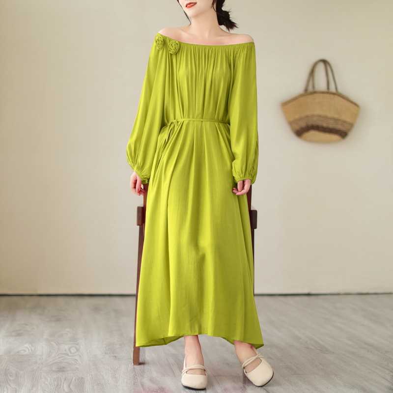 New Loose Fitting Flattering Below The Knee Length Dress