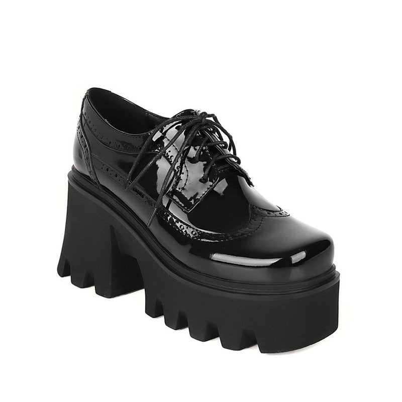 Women's Platform Shoes Platform Shoes Squared Head Chunky Heel