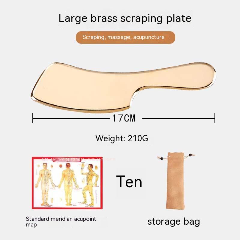 Body Universal Brass Scraping Knife Massage Board