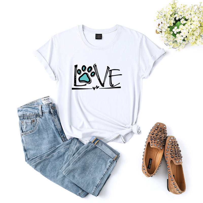Women's Fashionable Personality Plus Size T-shirt
