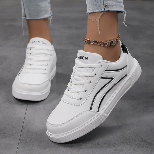 Plus Size Board Shoes Female Students Breathable Lightweight Casual