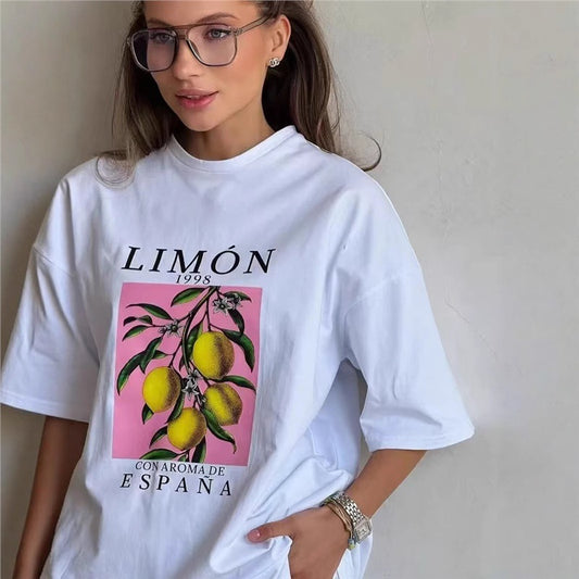 Casual Loose Temperament T-shirt Fashion Lazy Street Minority All-match