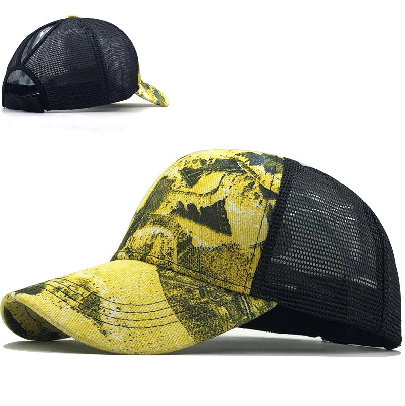 Sunscreen Camouflage Baseball Hat Fishing Duck Tongue