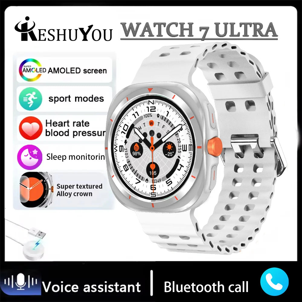 New Smart Watch Classic Men Women Smart Watch HD AMOLED Voice Call Gesture Answer Customized Dial Sports Smart Watch