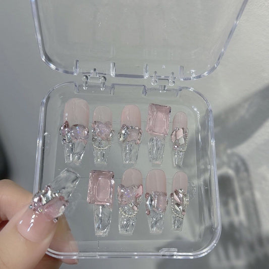 Diamond Girl Pure Desire For Hand-wear Nail Pure Desire Wind Mush Ice White Disassembly Manicure