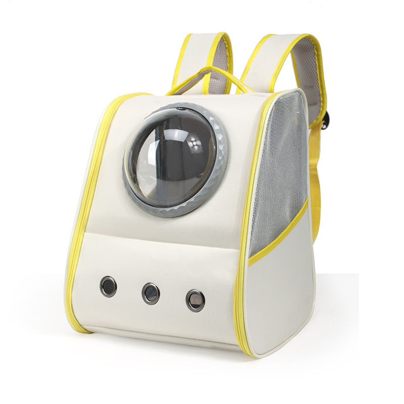 Space Capsule Large Capacity Breathable Pet Backpack For Going Out