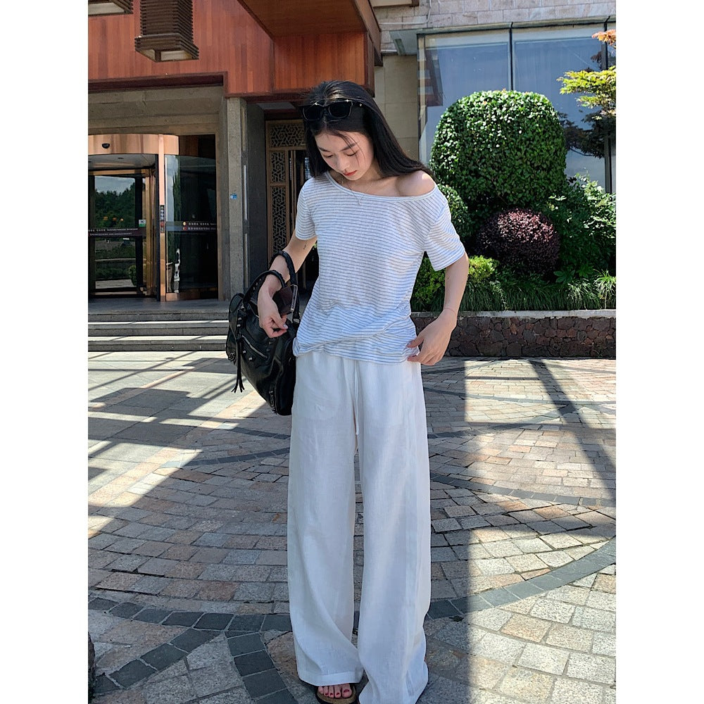 Loose Slimming And All-matching Casual Wide-leg Pants