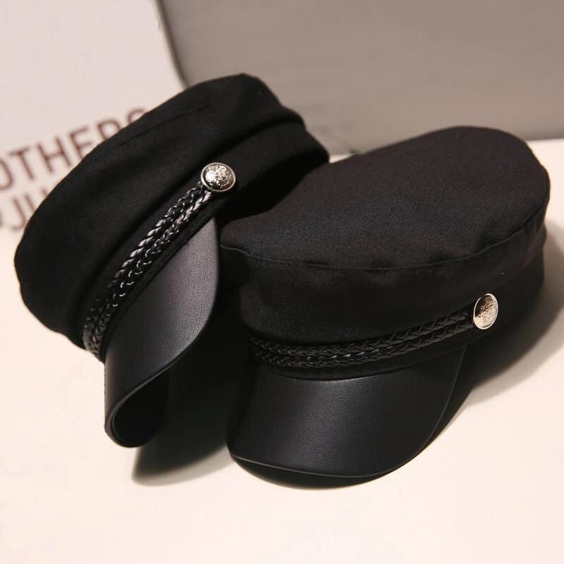 Ladies Versatile Flat Top British Wool Beret