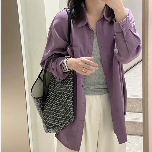 Women's Fashionable Loose All-Match Casual Shirt