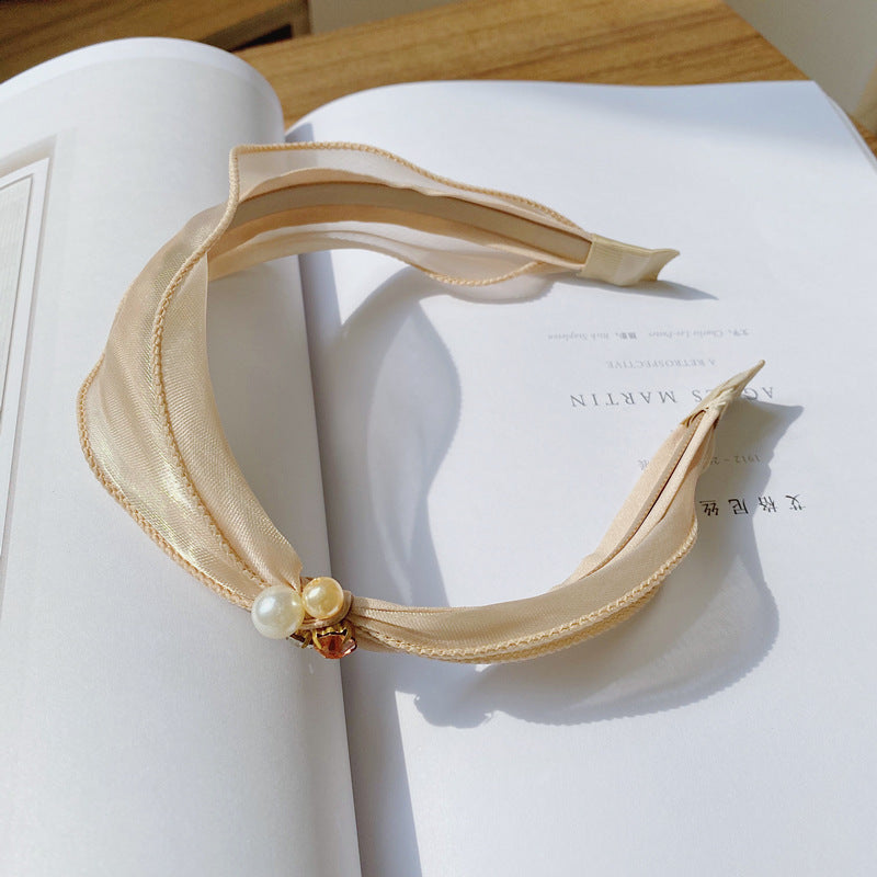 Mori Organza Pearl Headband