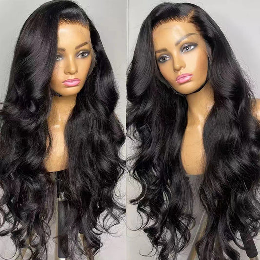 European And American Ladies Long Roll High-temperature Fiber Chemical Fiber Wig