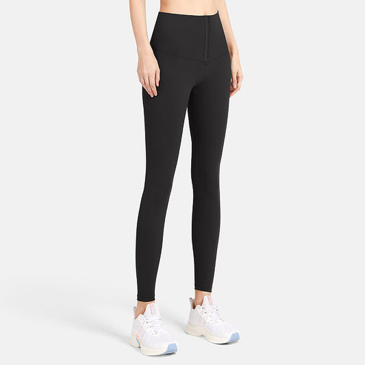 Skinny Yoga Pants With Breasted Tummy And High Waist