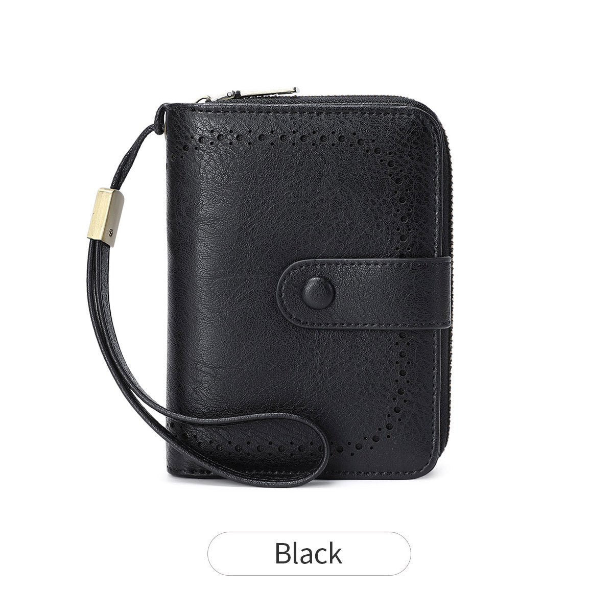 Leopard Print Multifunctional Zipper Retro Small Wallet