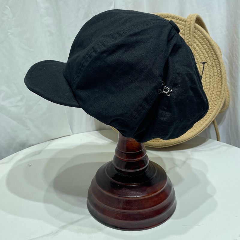 Minimalist Washed Cotton Solid Color Beret Children