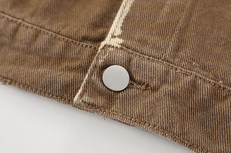 Men's Gradual Change Denim Jacket Coat