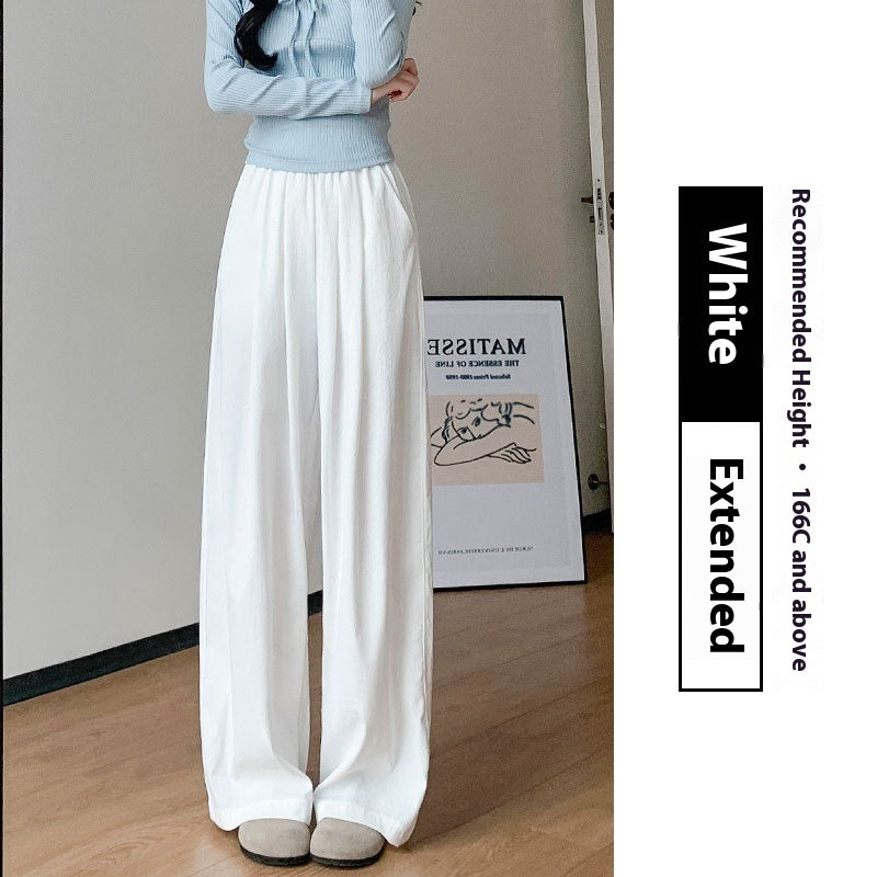 High Waist Drooping Casual Straight-leg Idle Style Mopping Yamamoto Pants