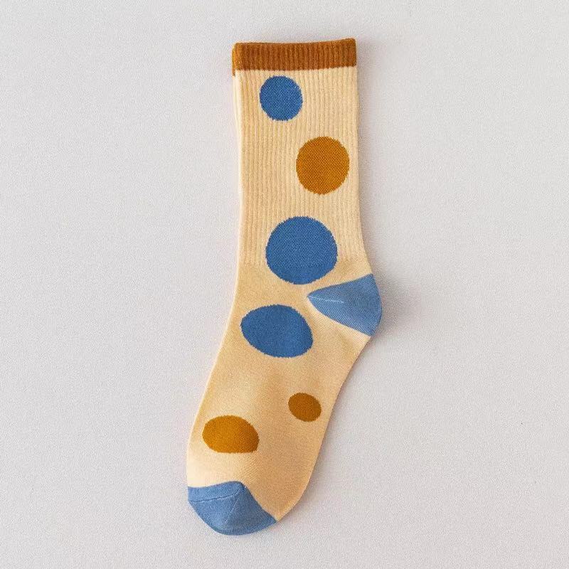 Women's Mid Tube Pure Cotton Fleece Socks