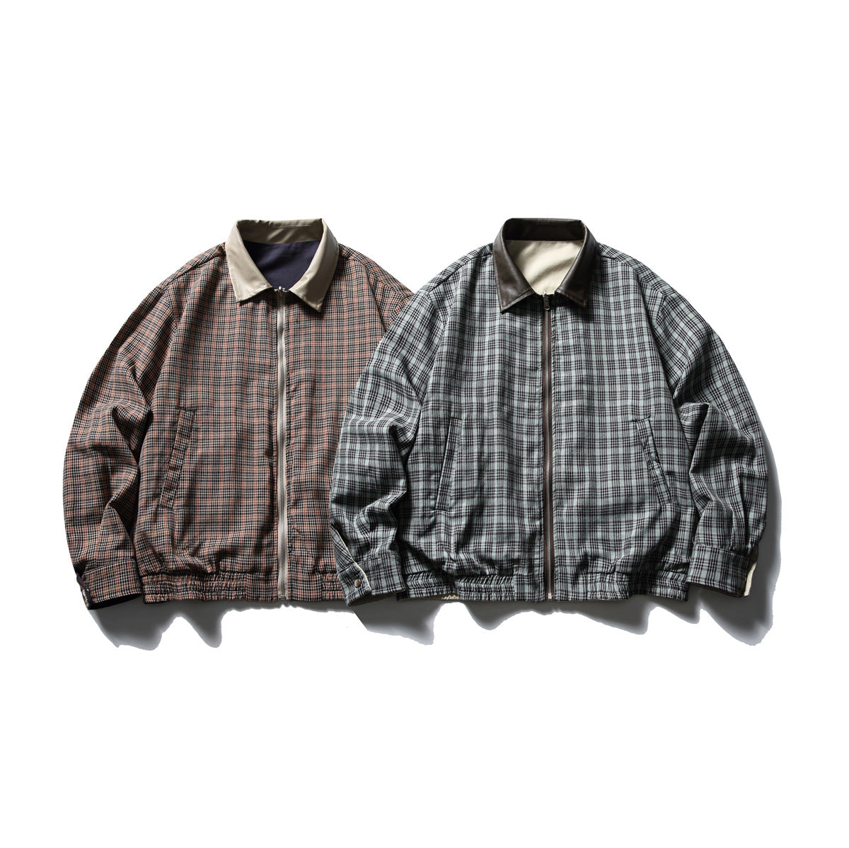 Fashion Men's Business Shirt Harrington Jacket