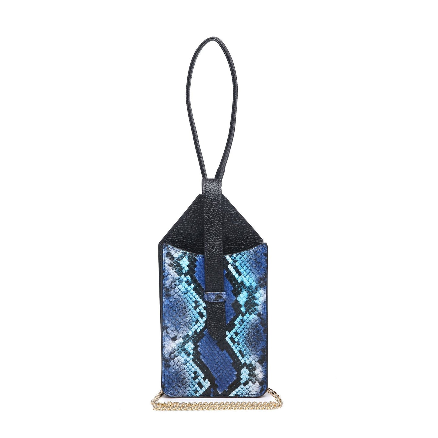 Dame Snake Pattern Pu Messenger Bag