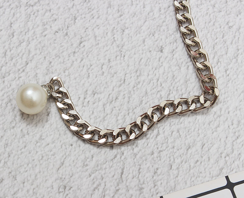Fashion All-match Pearl Waist Chain Decoration Dress With Skirt Thin Belt Accessories
