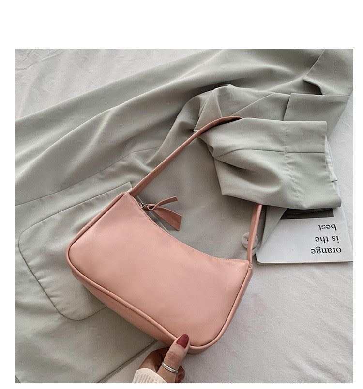 Simple and versatile net red underarm bag