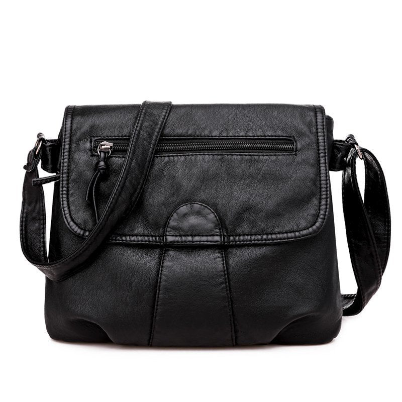Women's Soft Leather Retro One Shoulder Large Capacity Bag