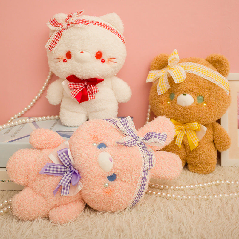 Creative Cartoon Animal Bear Plush Honey Doll Bag
