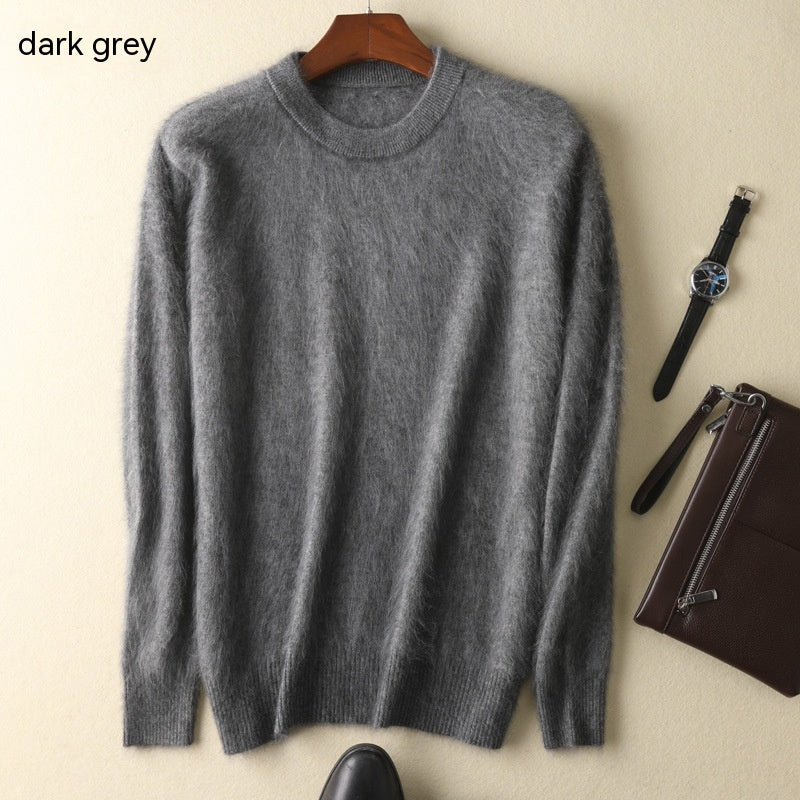 Cashmere Round Neck Pullover Thickened Woolen Bottoming Sweater