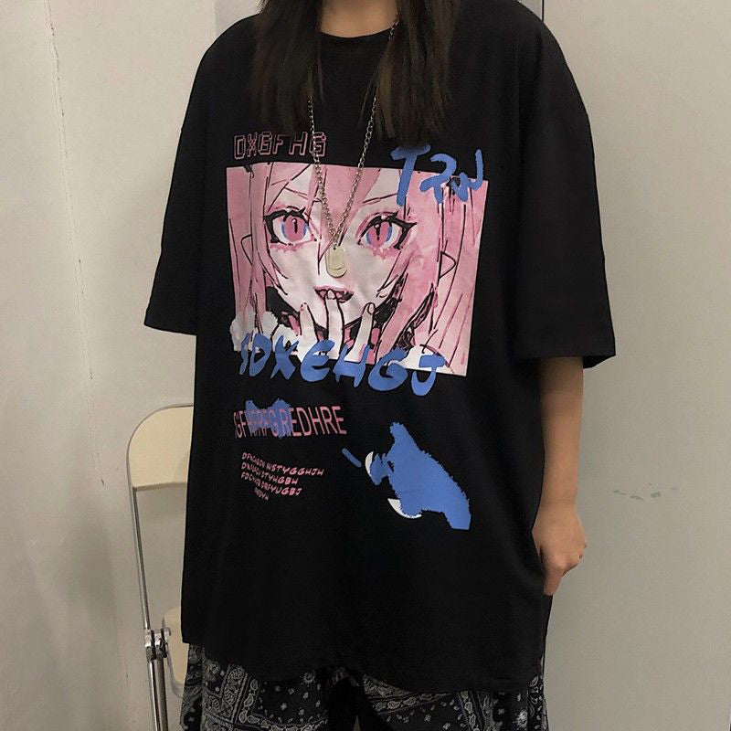 Loose Grunge Steampunk Gothic T-Shirt Women's Harajuku Clothes
