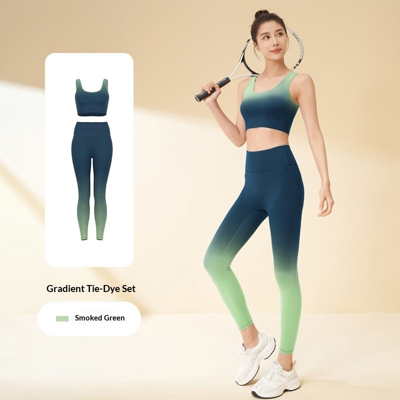 High-elastic Bare-feel Figure-hugging Running And Fitness Workout Set