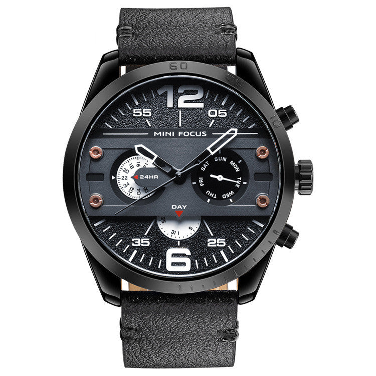 Multifunctional Waterproof Male Quartz Watch