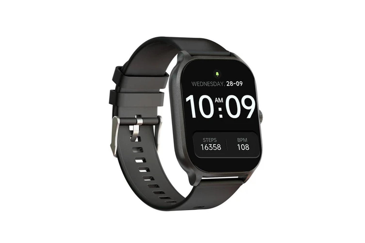 V-Fitness IP68 Smart Watch 2In Touch Screen Apple/Google Fit Tracking Black
