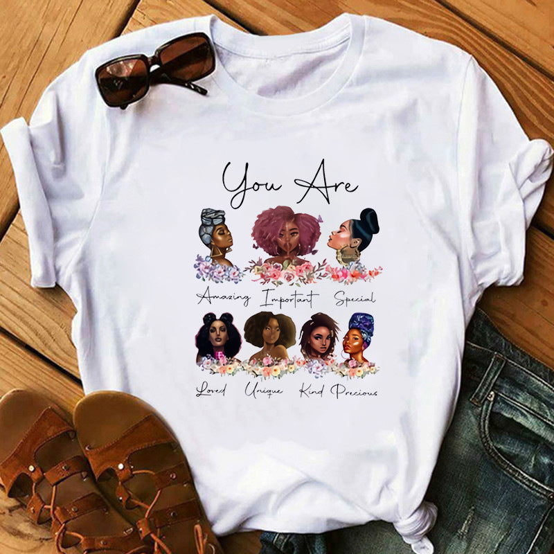 Girls Feminism Ladies Casual T-Shirt Tops
