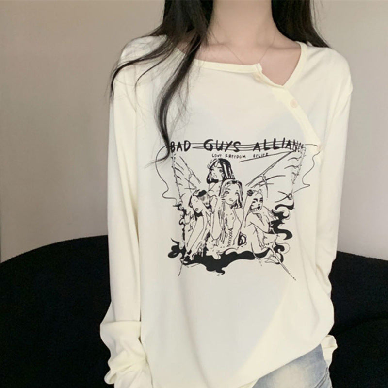 Dame Off-shoulder Langærmet Top
