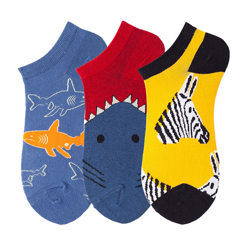Women's Shallow Mouth Oil Painting Avocado Socks