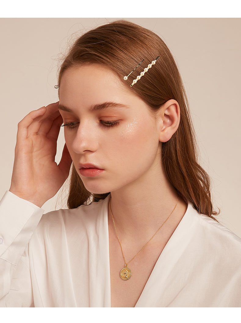 JOJO imitation pearl hair clip