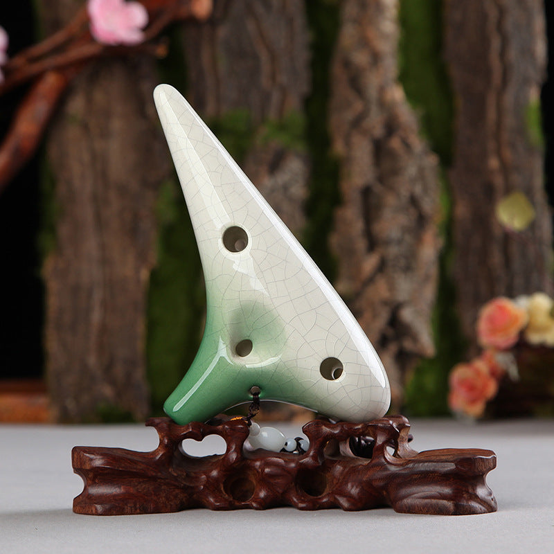 12-hole treble F-gradient ocarina