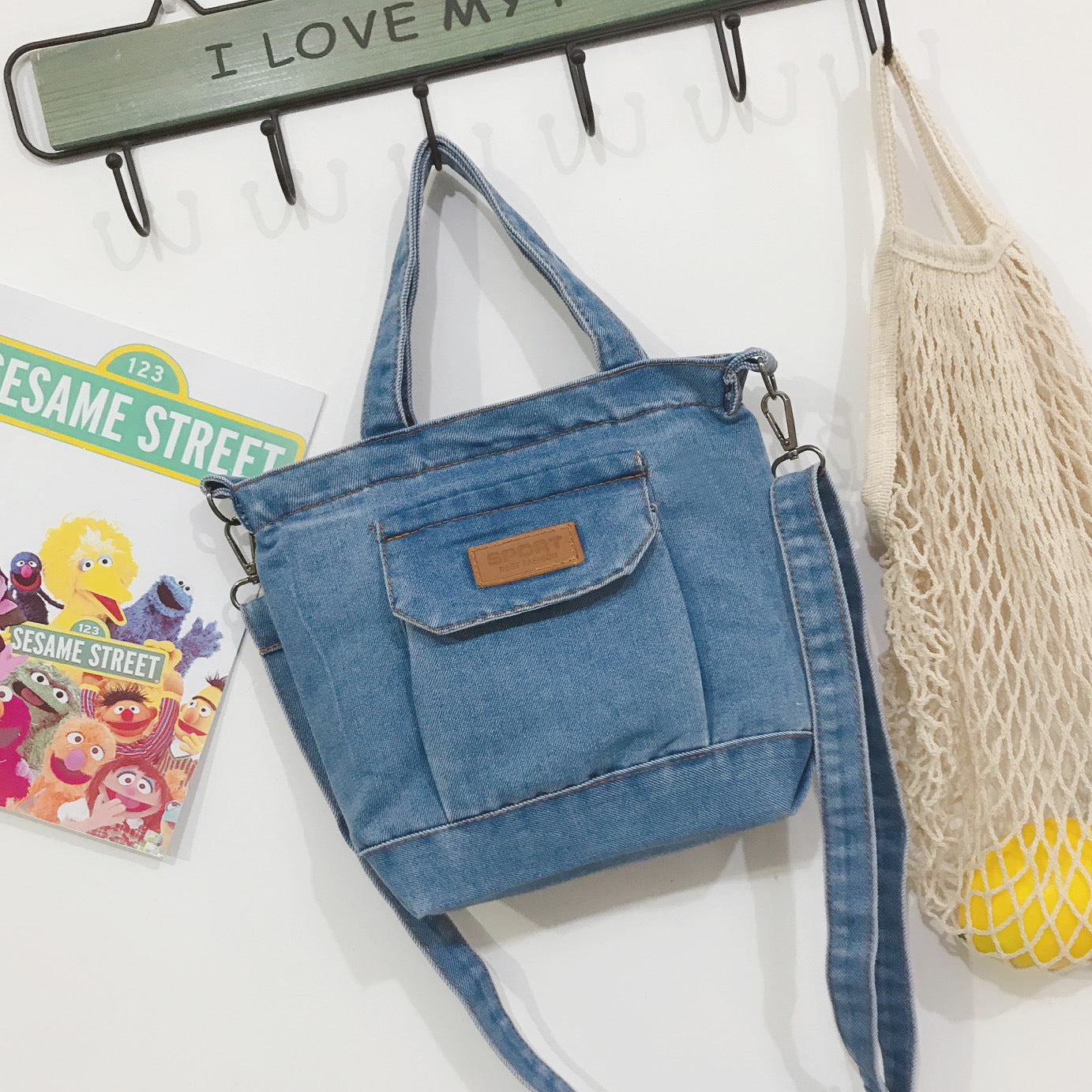 New Ins Fashion Simple Students Literary Shoulder Cloth Bag