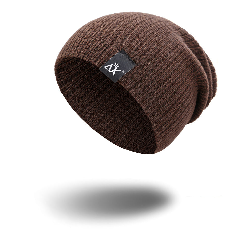 Autumn And Winter Satin Outdoor Versatile Wool Hat