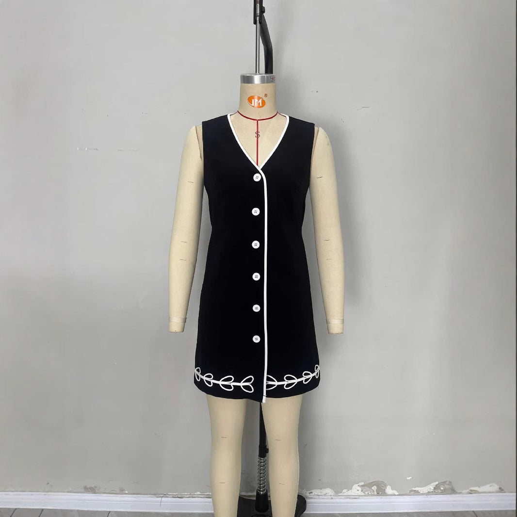 Fashionable Minimalist And Slim Fit Womens Dress