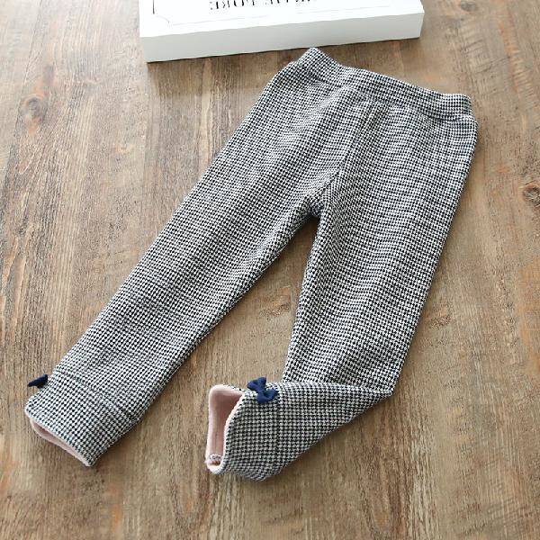 Fleece and cotton thermal pants
