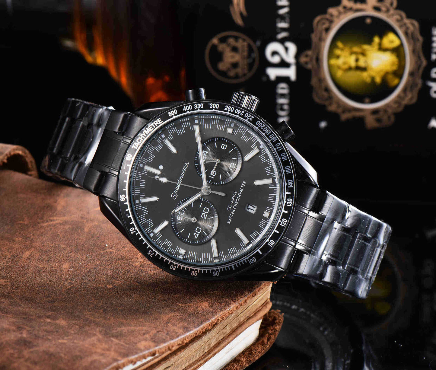 New Men's Steel Band Business Quartz Watch