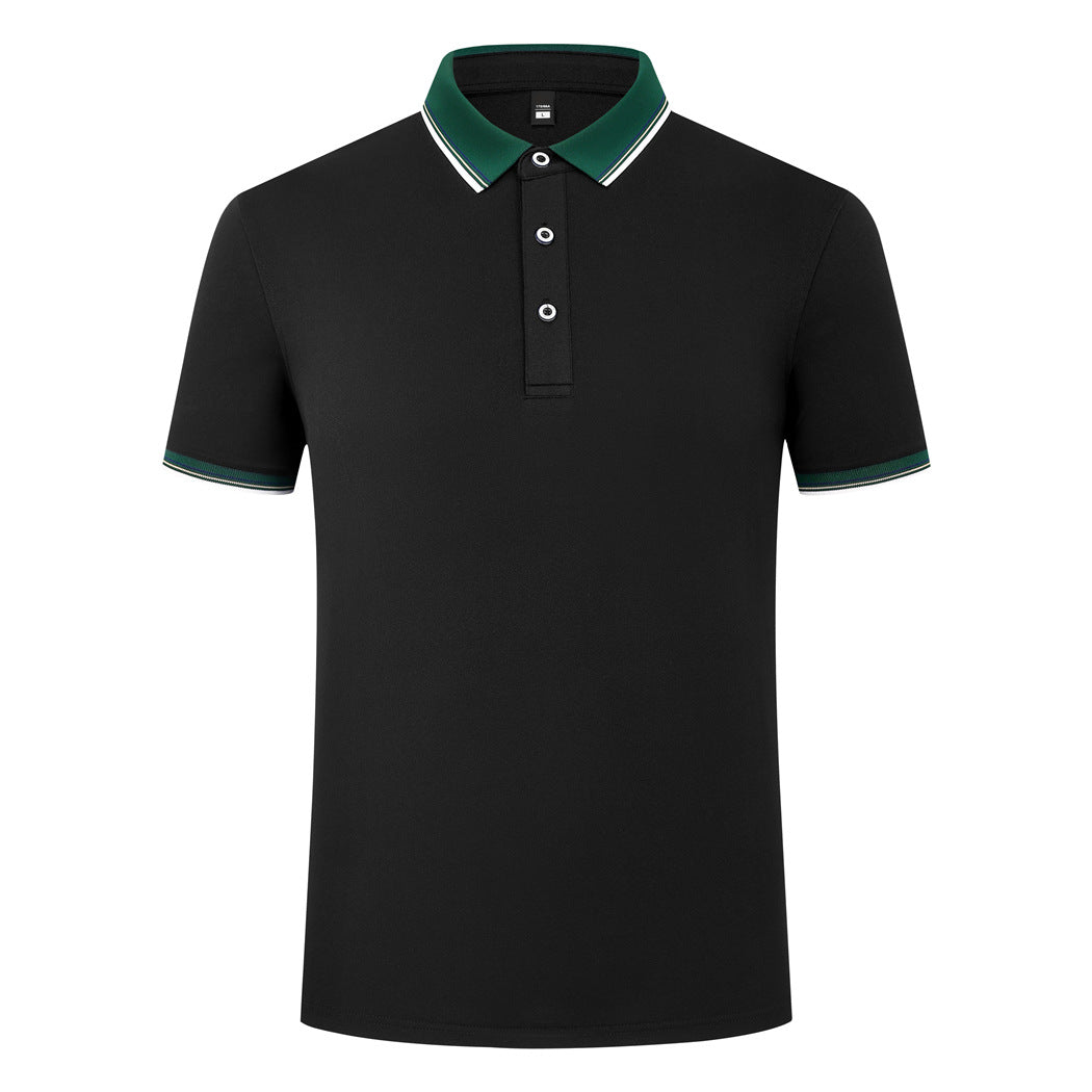 Elastic Fiber Di Skin Cotton Polo Shirt Color Matching