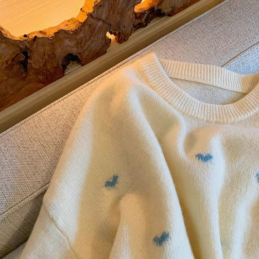 All-matching Youthful-looking Idle Style Soft Glutinous Short Sweater