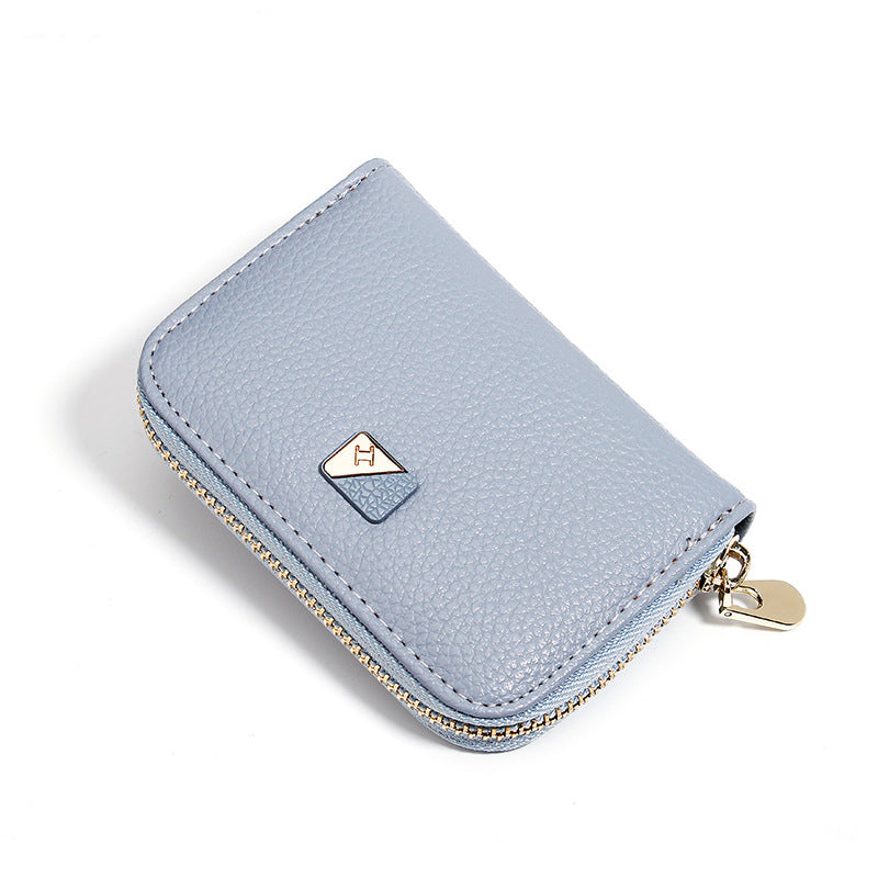 Women's Leather Solid Color Coin Purse