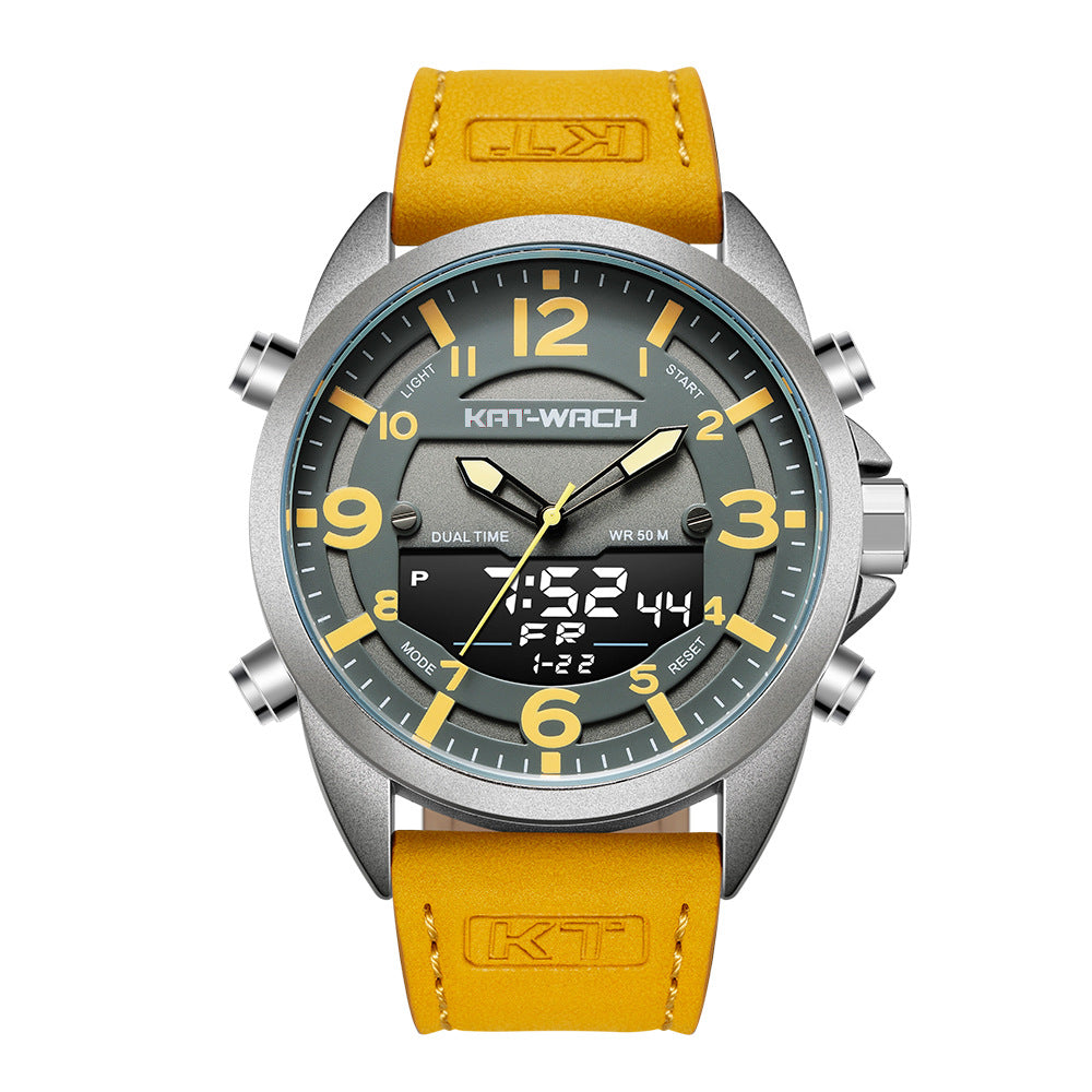 Luminous quartz watch