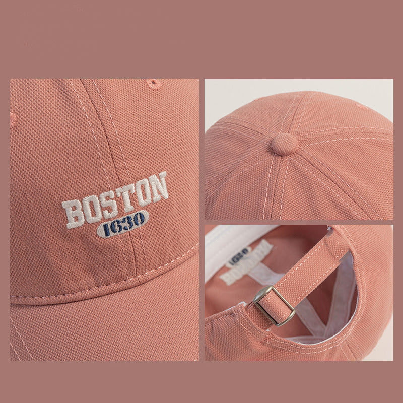 Women's Fashion All-match Embroidery Peaked Hat